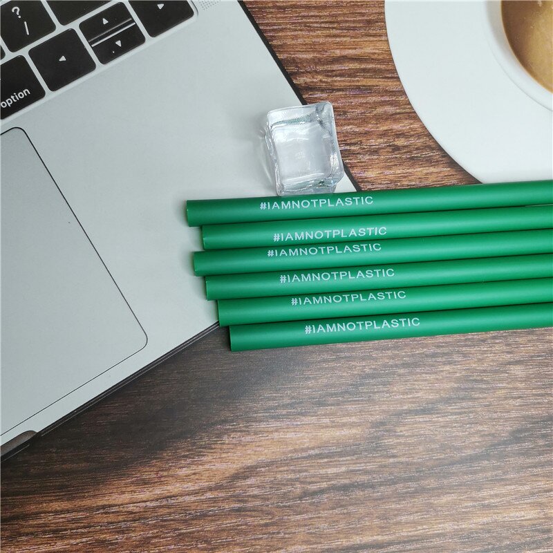 Biodegradable PLA Straw Factory - Colored Printing Compostable for Christmas