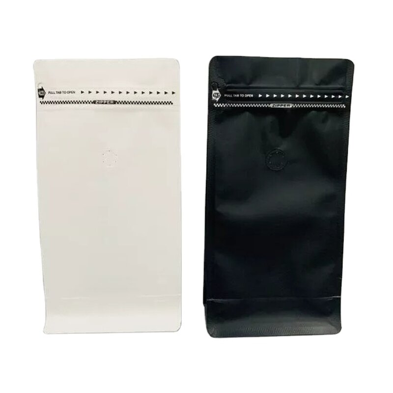 Eight Sides Stand up Coffee Pouch Manufacturer - 125g-1kg Matte Aluminum Foiled