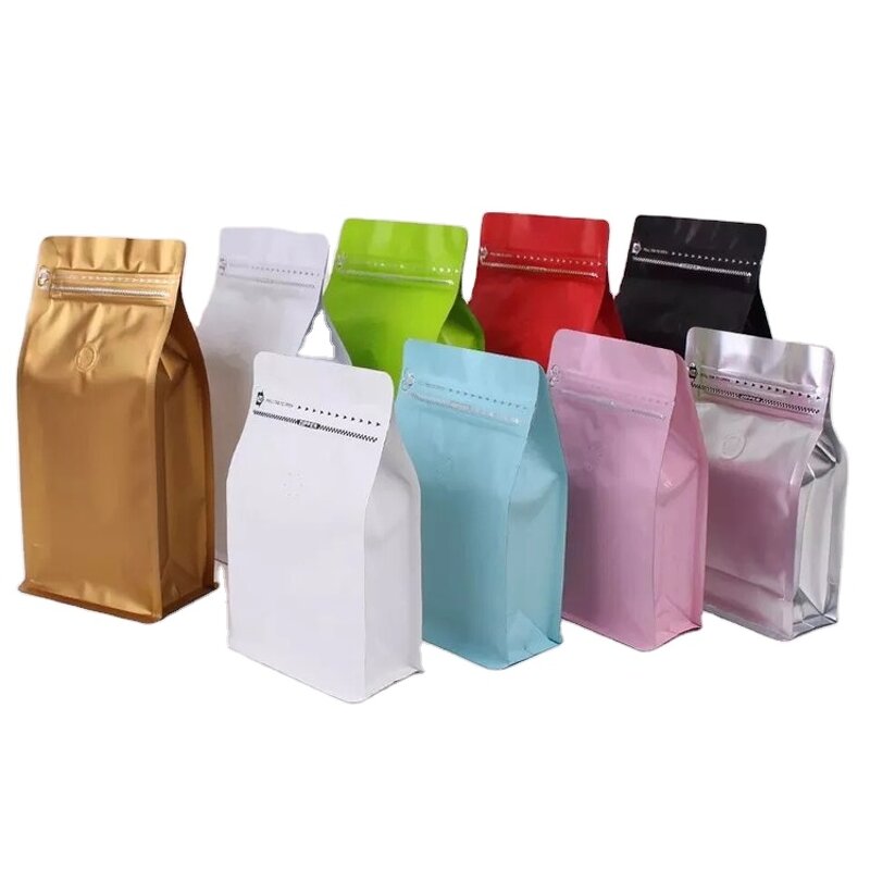 Flat Bottom Tea Bag Packaging Factory - Custom Printed Moisture-Proof Resealable Ziplock