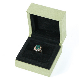 Gift Jewelry Box Manufacturer - Customized Velvet Set Luxury Ring Box Leather