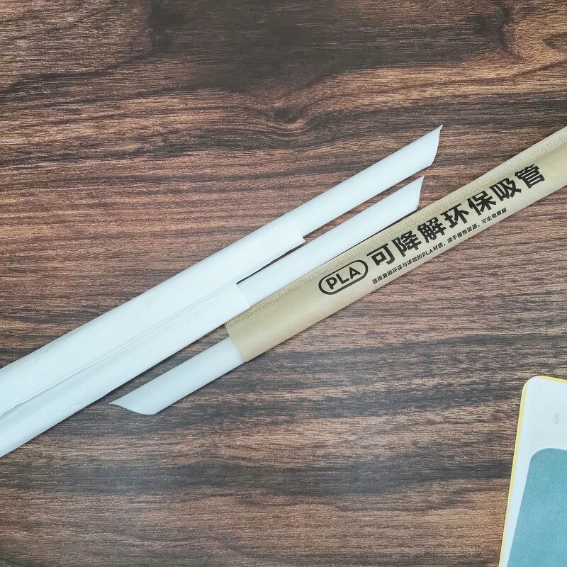 Biodegradable PLA Drinking Straw Factory - 100% Round Plastic Packaging for Storage