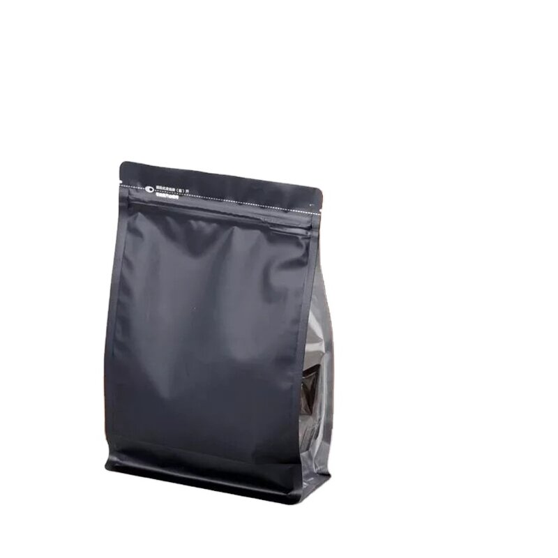 Eight Sides Stand up Coffee Pouch Manufacturer - 125g-1kg Matte Aluminum Foiled