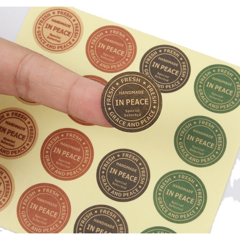 Transparent Paper Labels Manufacturer - Matte Color Printing Stickers Small Quantity