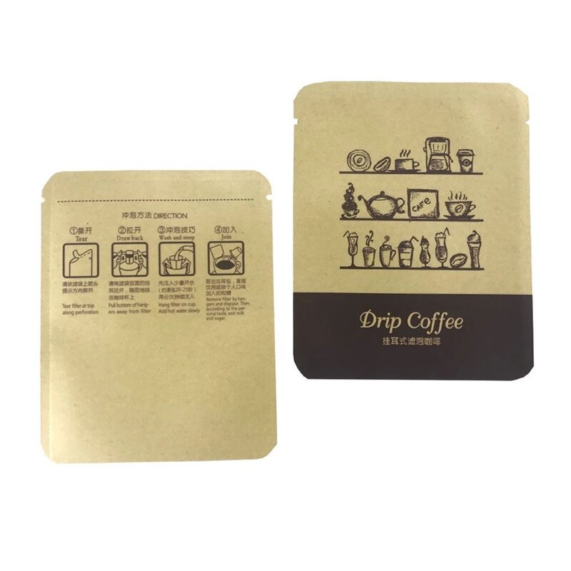 Drip Filter Bag Tea Sachet Factory - Customizable Printing Three-side Sealing