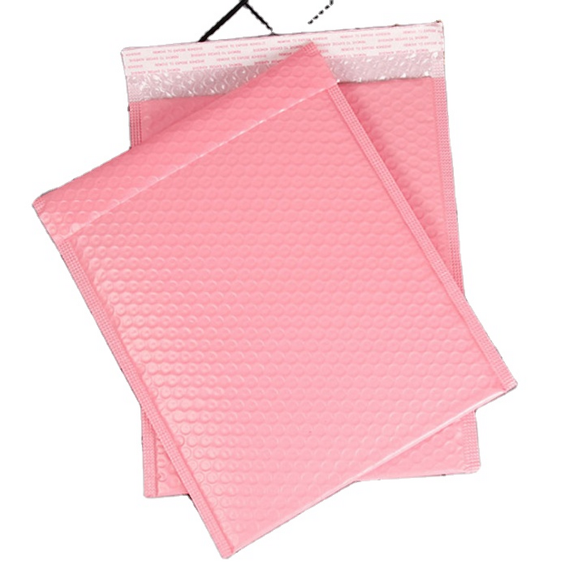 Pink Bubble Mailer Bag Manufacturer - Custom Logo Size Eco-friendly Shipping Envelope