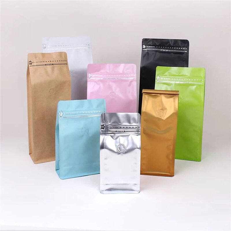 Flat Bottom Tea Bag Packaging Factory - Custom Printed Moisture-Proof Resealable Ziplock