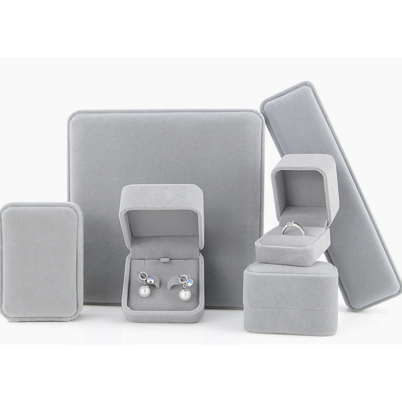 Gift Jewelry Box Manufacturer - Customized Velvet Set Luxury Ring Box Leather