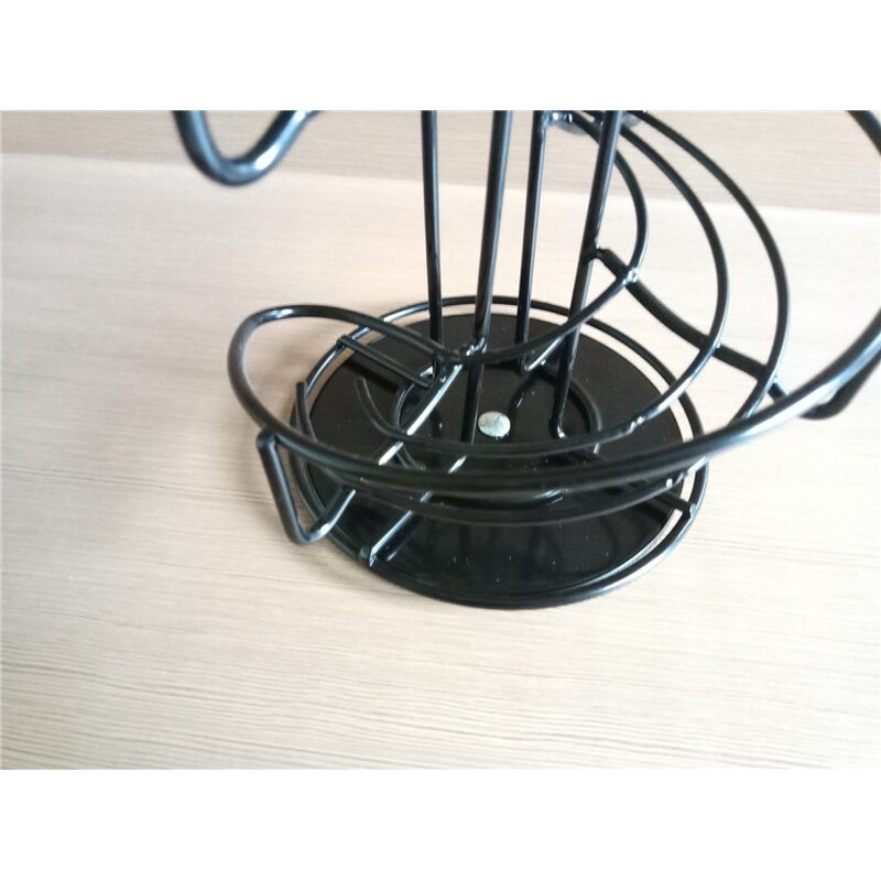 Coffee Pods Organizer Manufacturer - Black Spinning Carousel K Cup Holder