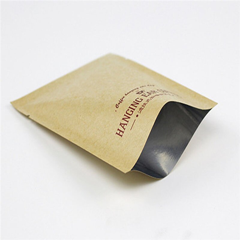 Hanging Ear Coffee Filter Outer Bag Factory - Customizable Printing Three-side Sealing