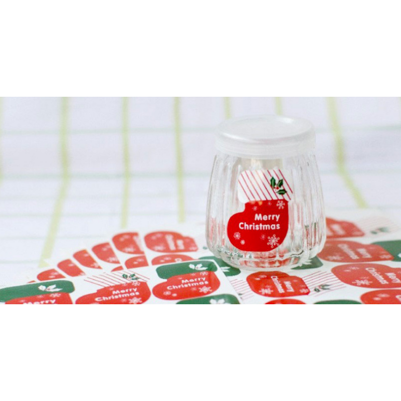 Packaging Labels Stickers Manufacturer - Custom Clear Logo Round Christmas Vinyl PVC