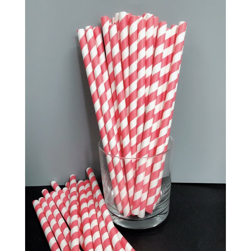 Biodegradable Paper Straws Factory - Custom Printed Colorful Disposable Eco-Friendly