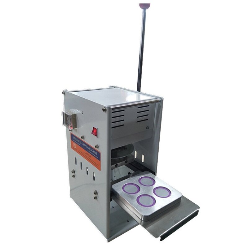 Coffee Capsule Sealing Machine Manufacturer - 4 Heads Stainless Steel Manual Pressing