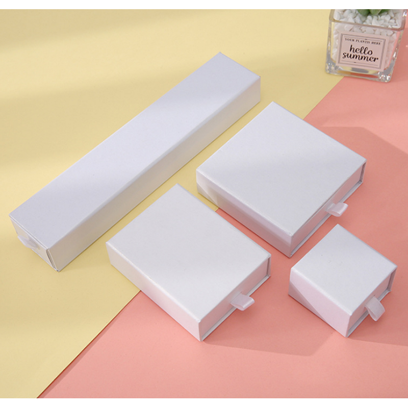 Velvet Jewelry Box Factory - Custom Logo Luxuray Sliding Drawer Packaging