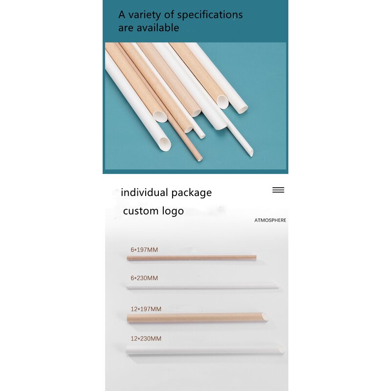 Food Grade Cup Packaging Manufacturer - Hot Selling Household for Milk Tea Paper Straws