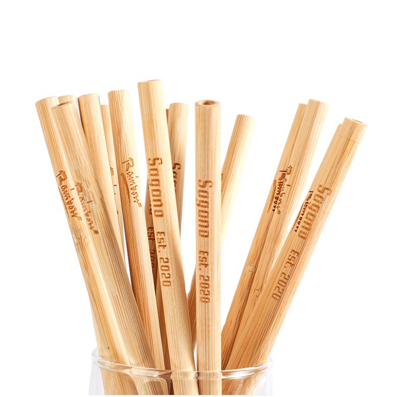 Bamboo Straw Manufacturer - 100% Biodegradable Natural Plant Fiber Hot Stamping