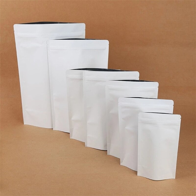 Aluminum Foil Zipper Pouch Factory - Moisture-Proof Stand-Up Kraft Paper