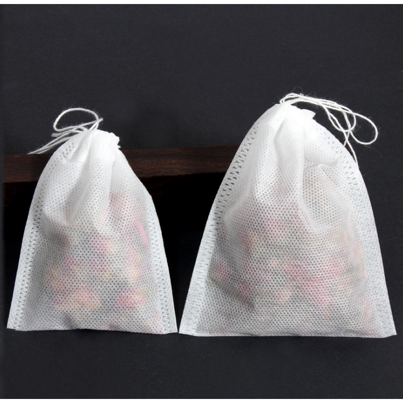 Empty Tea Bags with Drawstring Factory - Wholesale Non Woven Corn Fiber