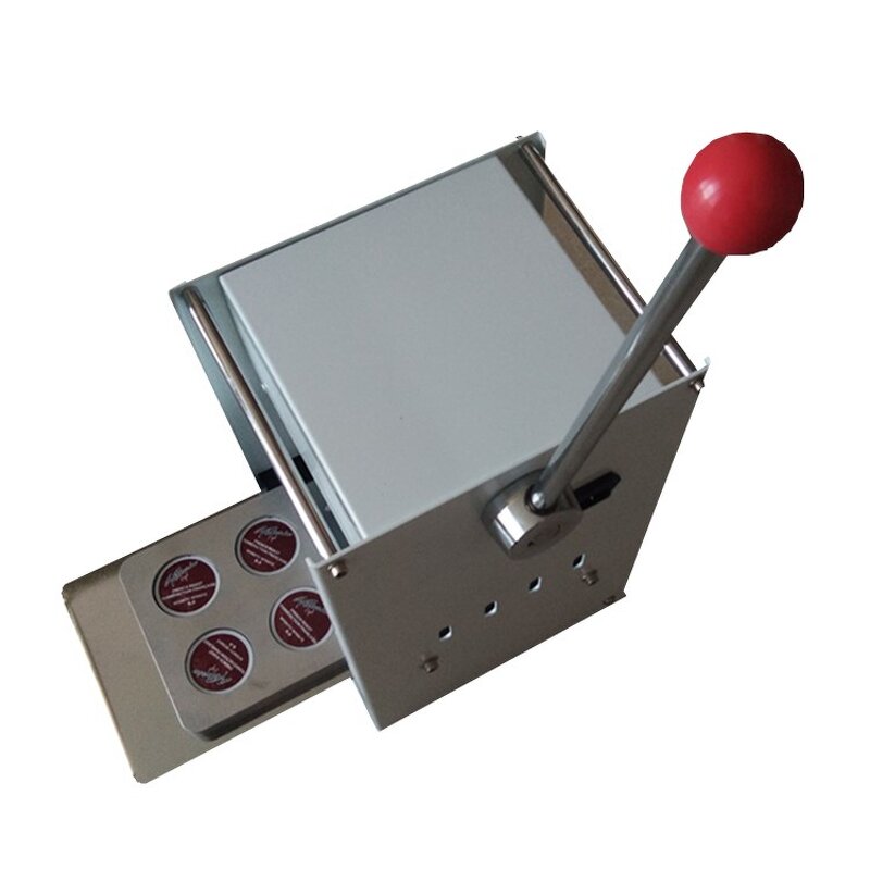 Coffee Capsule Sealing Machine Manufacturer - 4 Heads Stainless Steel Manual Pressing
