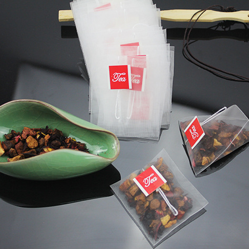 Empty Nylon Tea Bag Manufacturer - Pyramid Heat Seal Loose Tea Bag
