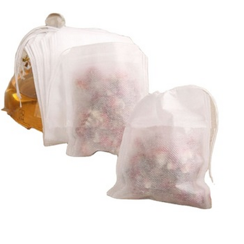 Empty Tea Bags Manufacturer - Custom Shape with String Tags Biodegradable