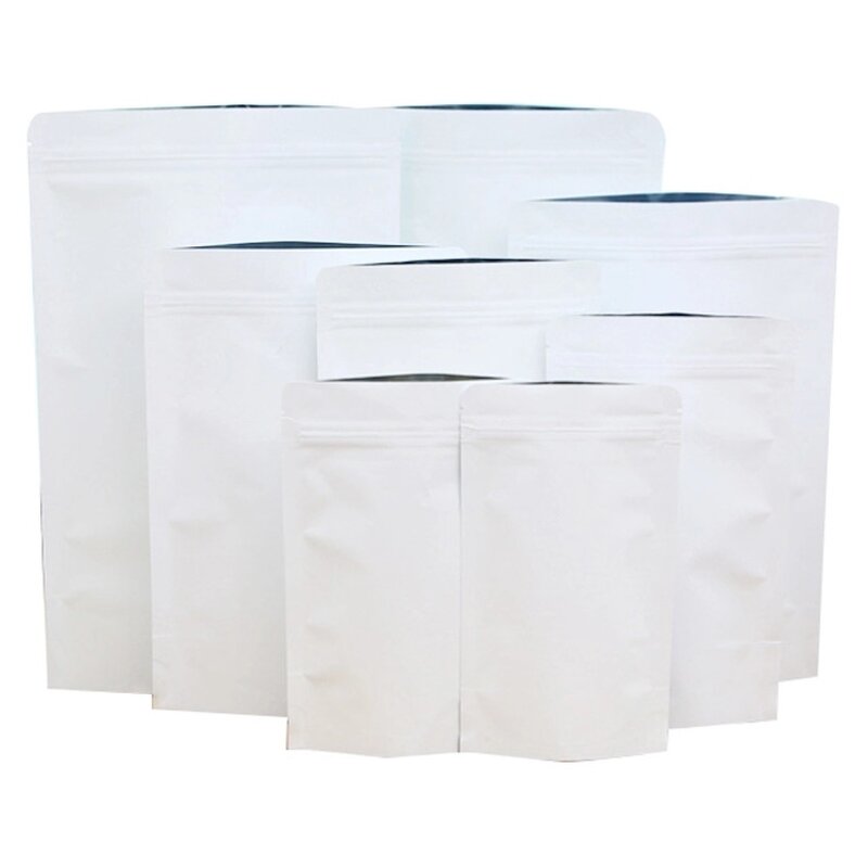 Aluminum Foil Zipper Pouch Factory - Moisture-Proof Stand-Up Kraft Paper