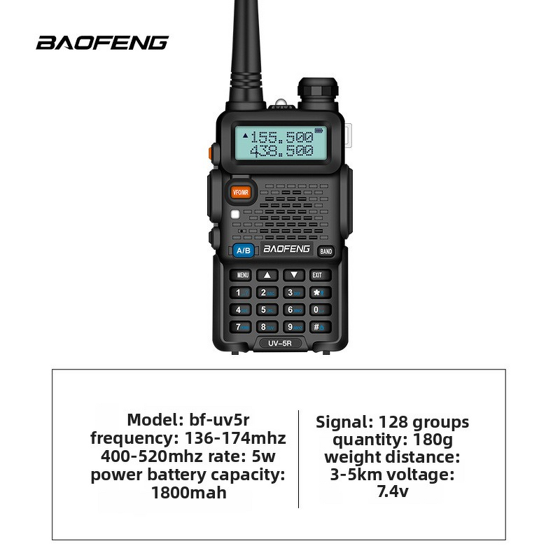 Mini Walkie-Talkie Factory - Wholesale UV-5R 5km Range with Earphones