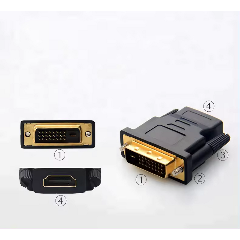 DVI to HD Converter Manufacturer - 1080P Golden Plated Adapter for HDTV