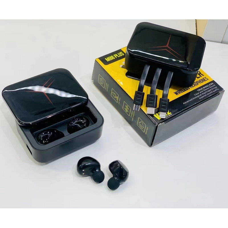 TWS Earbuds Headphones Factory - M88 Plus LED Display with Power Bank