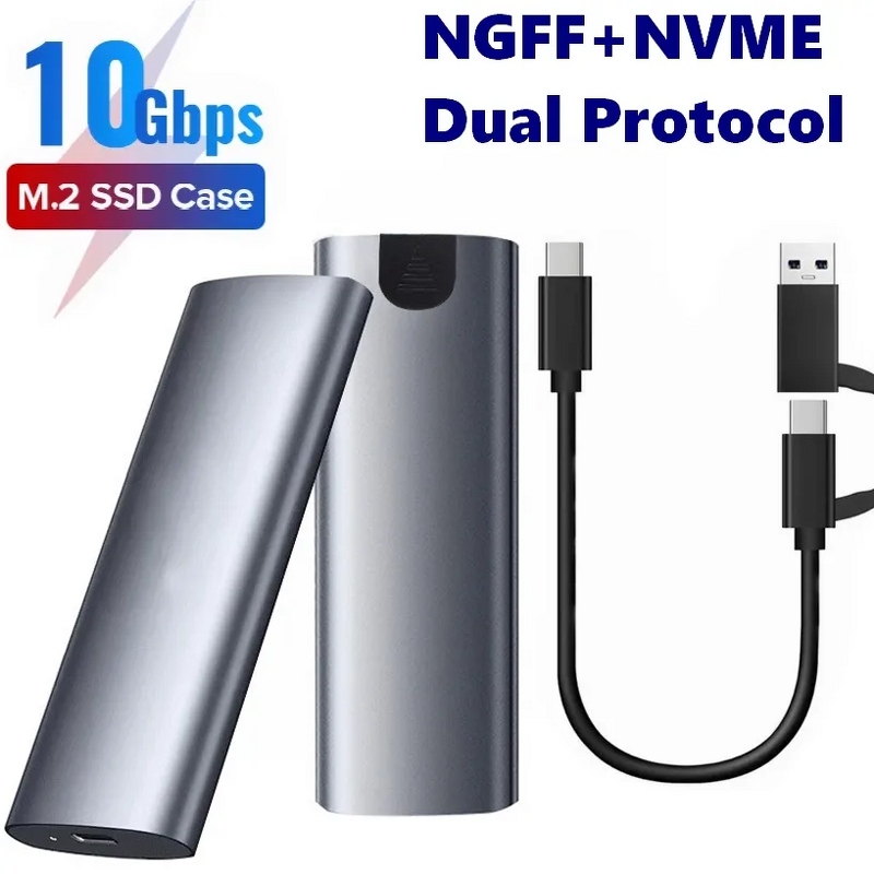 M.2 SSD Enclosure Manufacturer - NVME SATA Dual Protocol USB 3.1 Type C