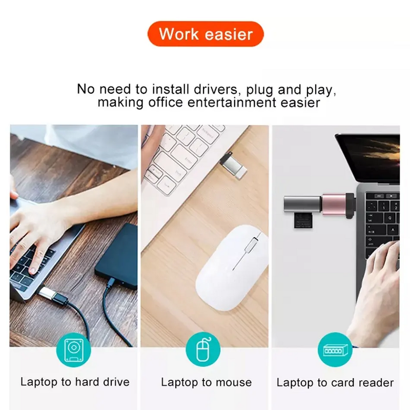 USB C to USB Adapter Manufacturer - 3.0 Male Female OTG Convert Connector