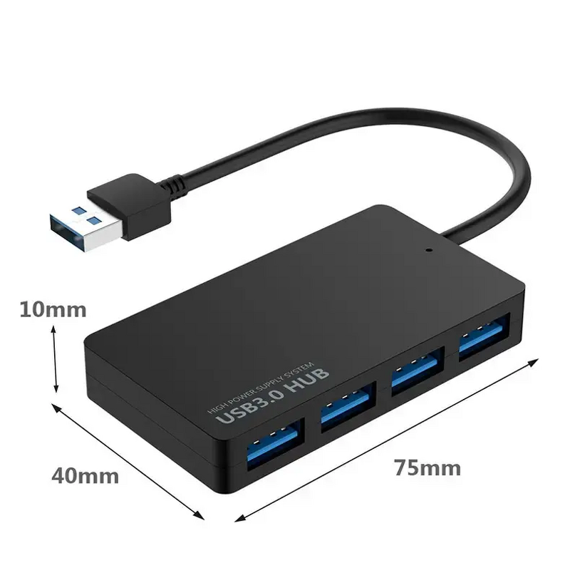 USB 3.0 Hub Manufacturer - 4 Port High-Speed Type C Adapter Multi-Systems