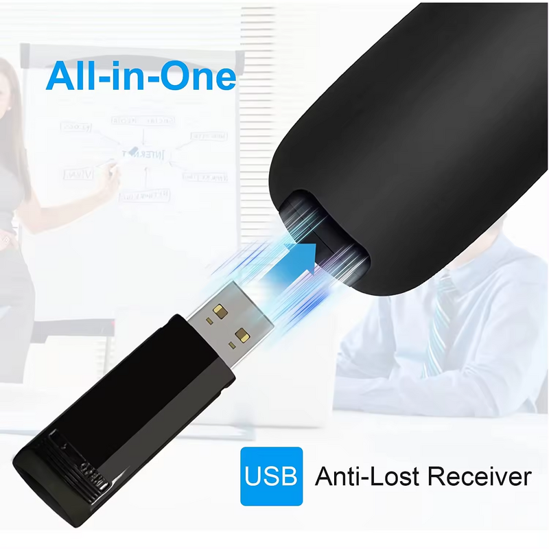 PPT Presentation Pen Manufacturer - 2.4G RF Wireless Laser Page Turning