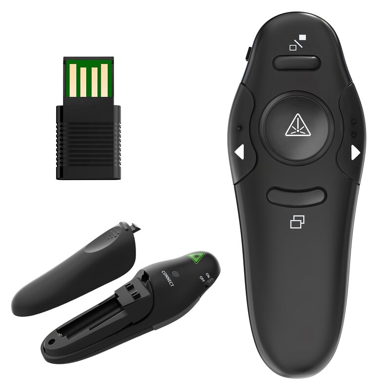 Presentation Clicker Factory - Wholesale 2.4G Remote Laser Pointer Slideshow