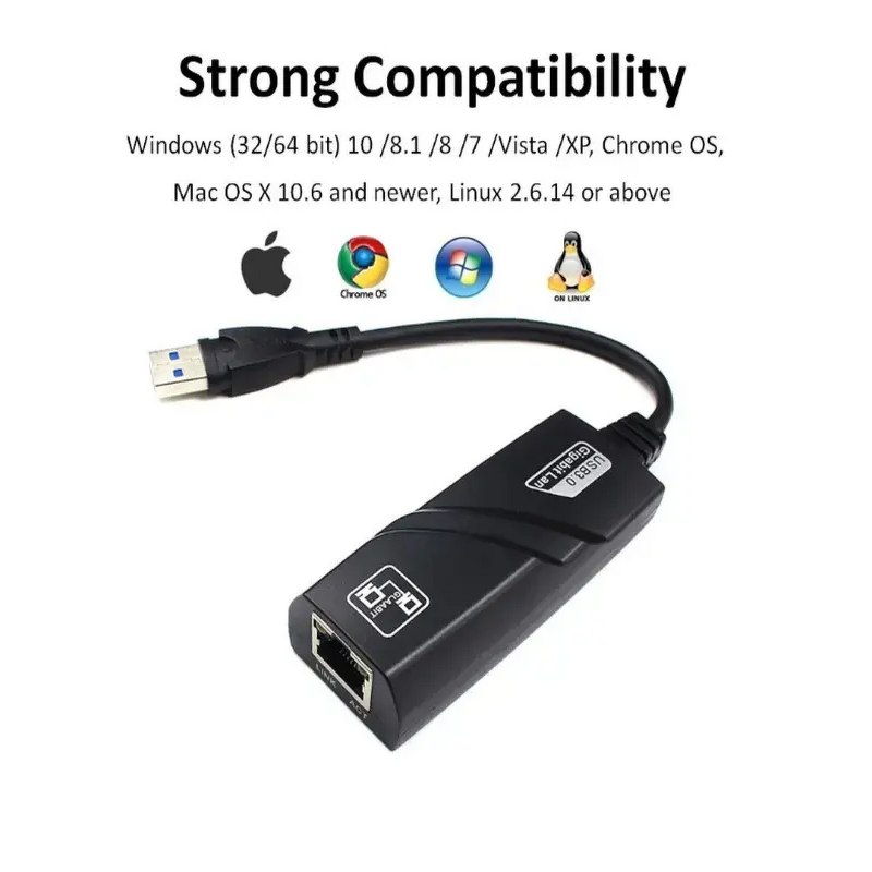 USB to Ethernet Adapter Factory - Wholesale 3.0 Gigabit Network Card