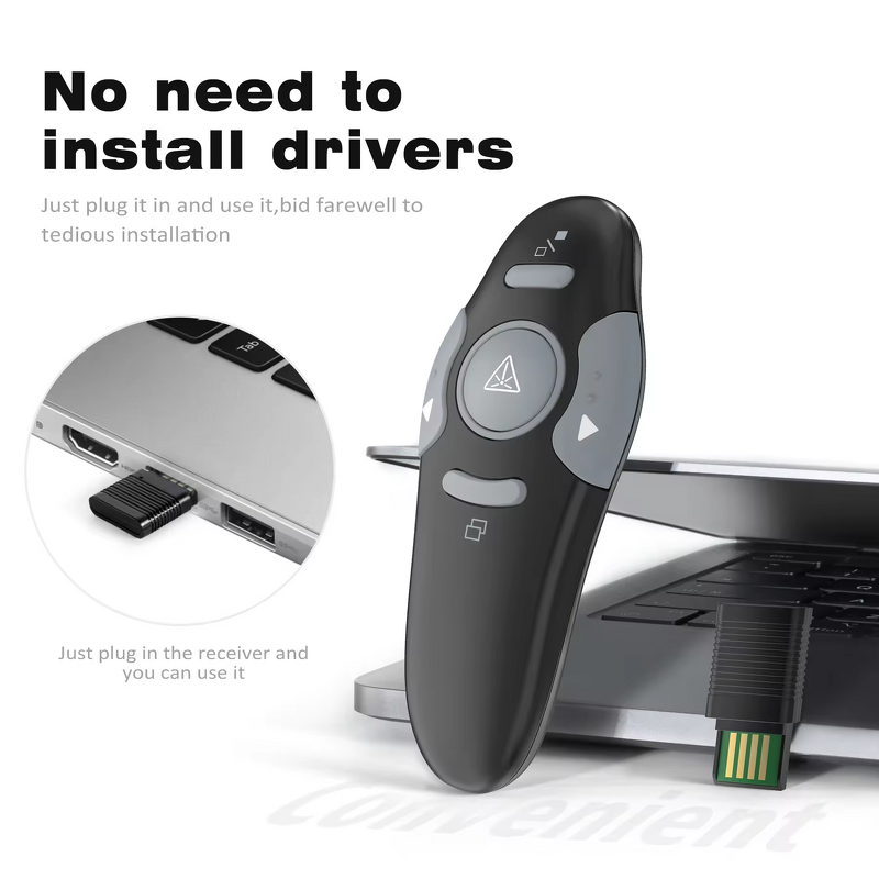 Presentation Clicker Manufacturer - PowerPoint Remote for PC Mac Google Slides