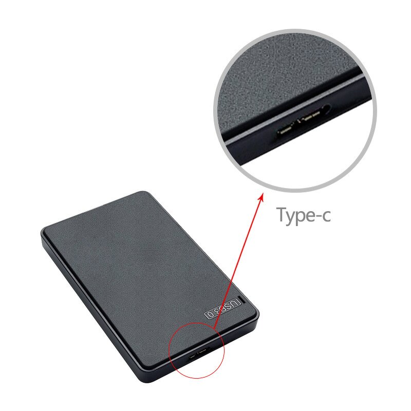 2.5 Inch SATA HDD Case Factory - USB3.0 High-Speed 4TB External Storage