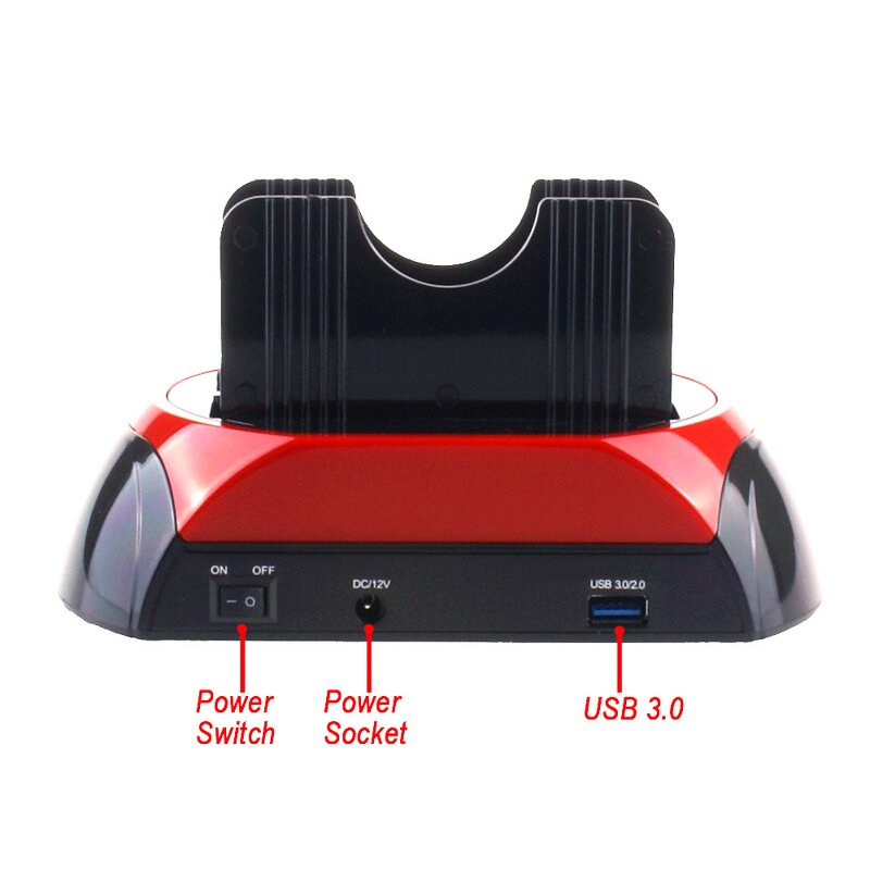 HDD Docking Station Factory - USB 3.0 IDE SATA Dual Bay All-in-One Dock