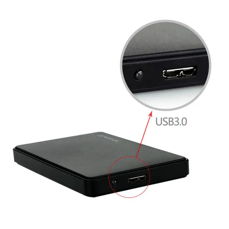 2-in-1 HDD Enclosure Factory - USB 3.0 Double Wire 2.5 Inch SATA Case