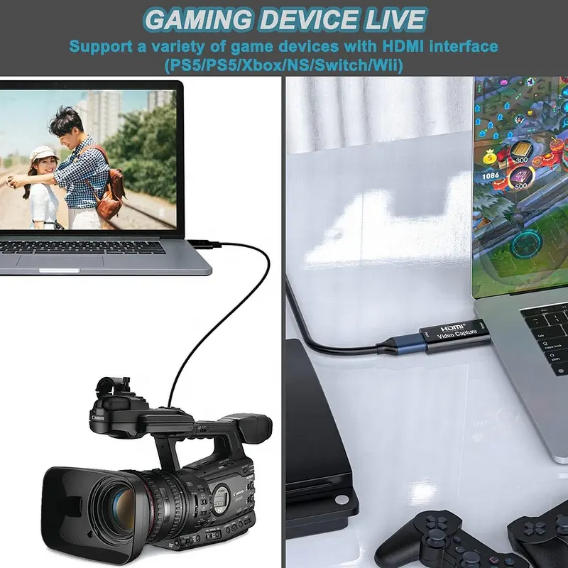 USB Video Capture Card Manufacturer - 1080P for Live Streaming Microphone