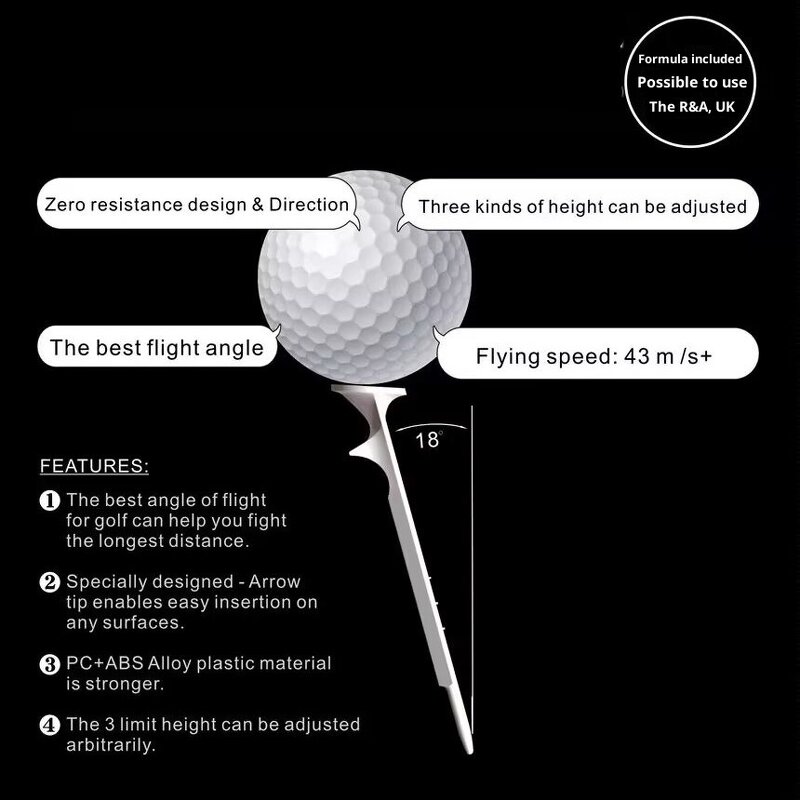 Golf Tee Manufacturer - 18 Degree Tilt