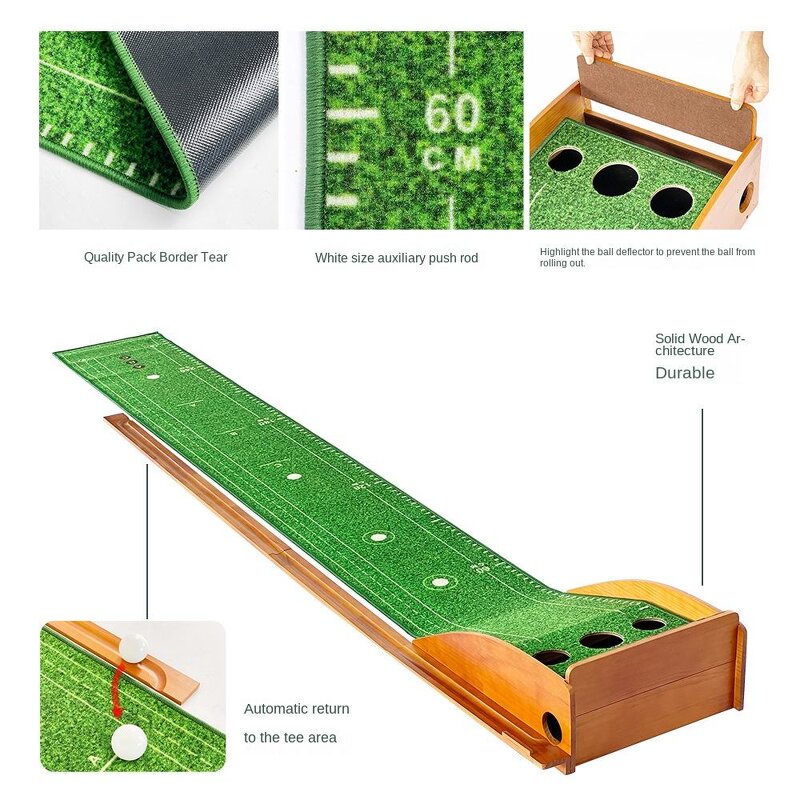 Golf Putting Mat Manufacturer - Three Hole