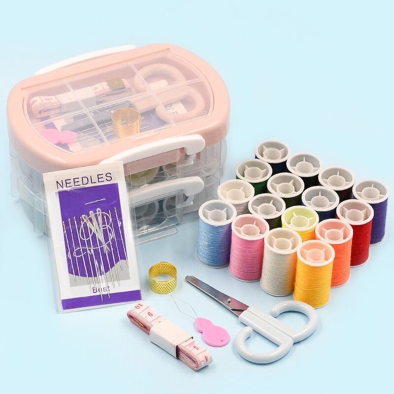 Sewing Kit Box Manufacturer - High Quality Three-layer Transparent Cross Stitch