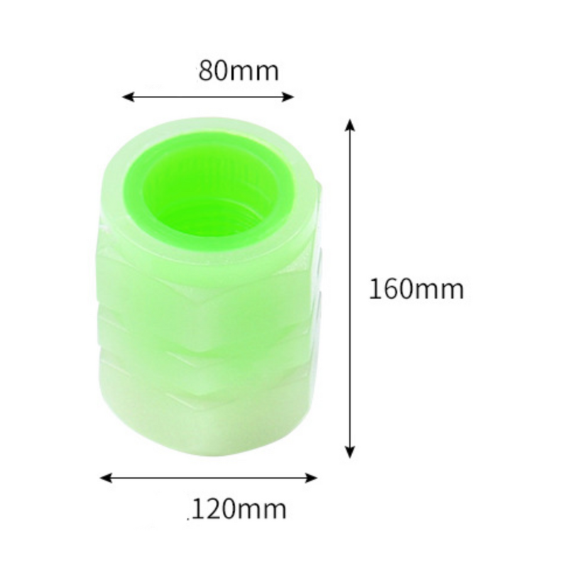 Tire Valve Caps Factory - LinYu LY017 Night Glow Fluorescent Illuminated