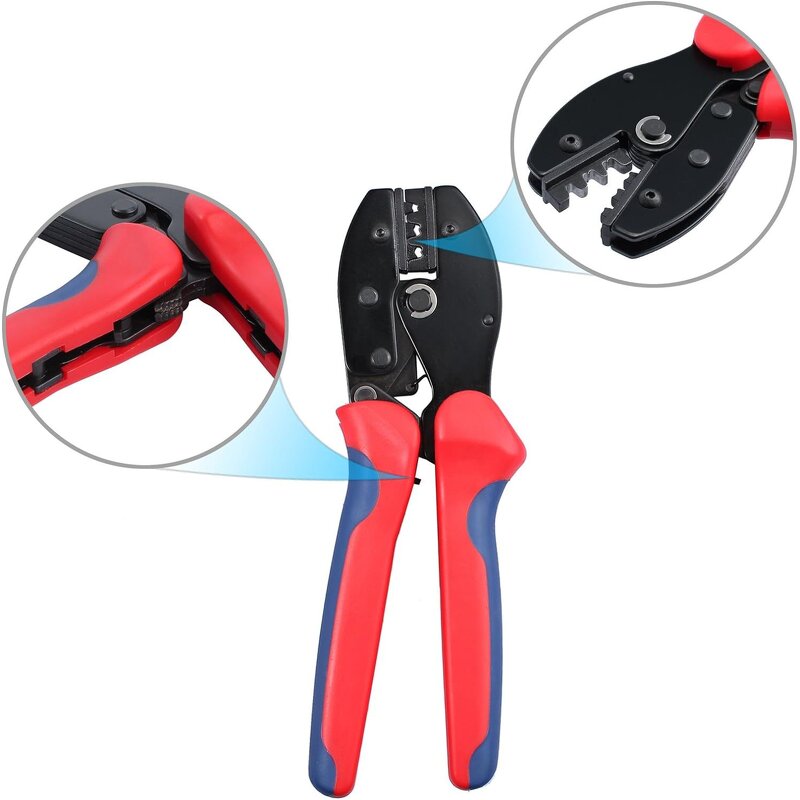 Solar Crimper Tool Kit Manufacturer - with 6 Pairs Connectors Panel Cable