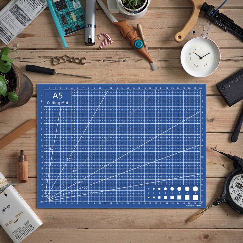 Self Healing Cutting Mat Factory - A5 6x9 Inch Double-Sided Non-Slip Grid