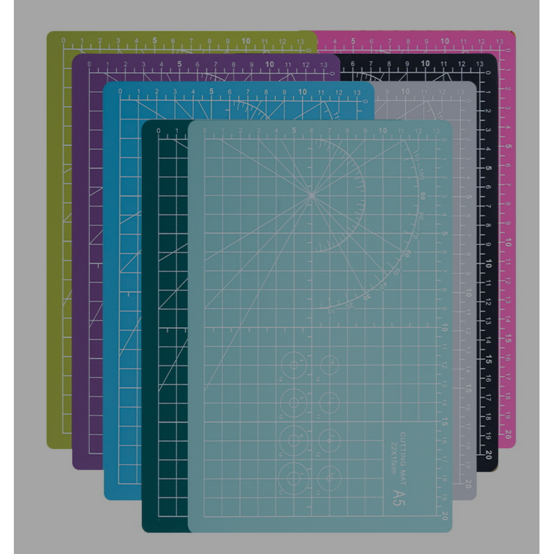 Self Healing Cutting Mat Factory - A5 6x9 Inch Double-Sided Non-Slip Grid