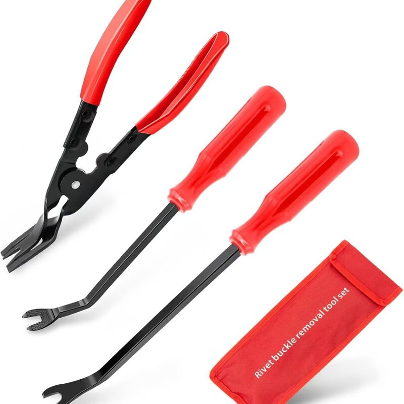 Car Clip Pliers Set Factory - 3 PCS Fastener Remover Tool Set