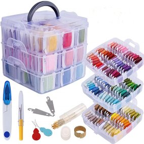 Embroidery Thread Kit Factory - 150 Pcs Colors Cross Stitch Floss