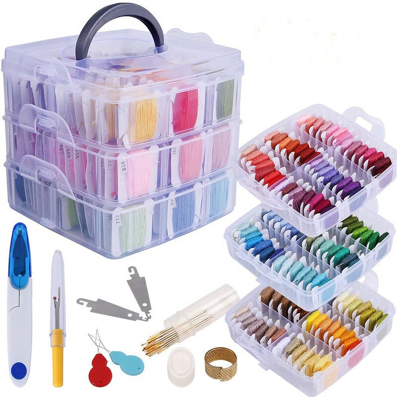 Embroidery Thread Kit Factory - 150 Pcs Colors Cross Stitch Floss
