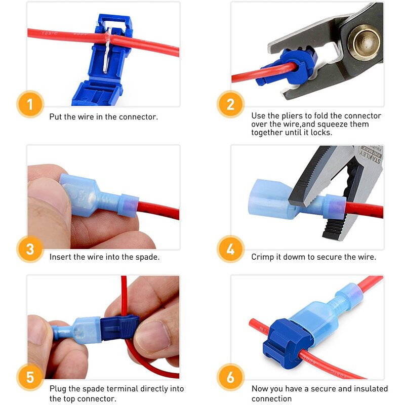 T Tap Connector Kit Manufacturer - Electrical Crimp Quick Disconnect Wire
